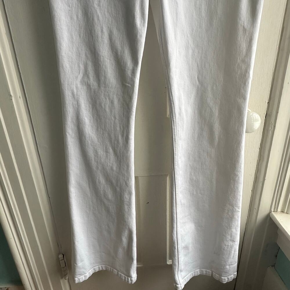 GAP 70s Flare High-Rise Jeans White | Size 31 Tall - Picture 5 of 8
